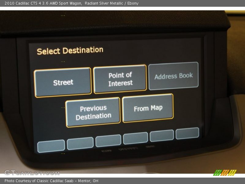 Radiant Silver Metallic / Ebony 2010 Cadillac CTS 4 3.6 AWD Sport Wagon