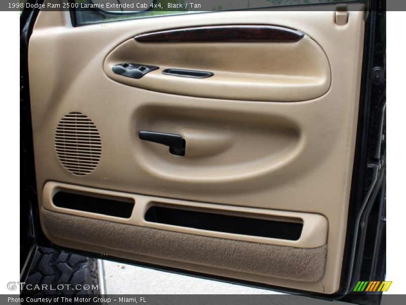 Black / Tan 1998 Dodge Ram 2500 Laramie Extended Cab 4x4