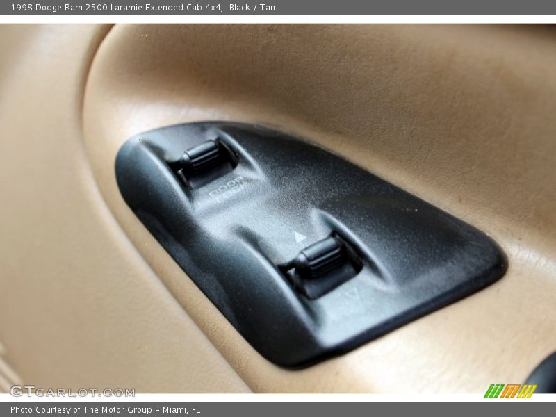 Black / Tan 1998 Dodge Ram 2500 Laramie Extended Cab 4x4