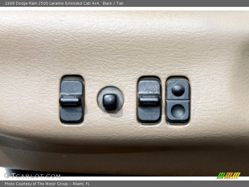 Black / Tan 1998 Dodge Ram 2500 Laramie Extended Cab 4x4