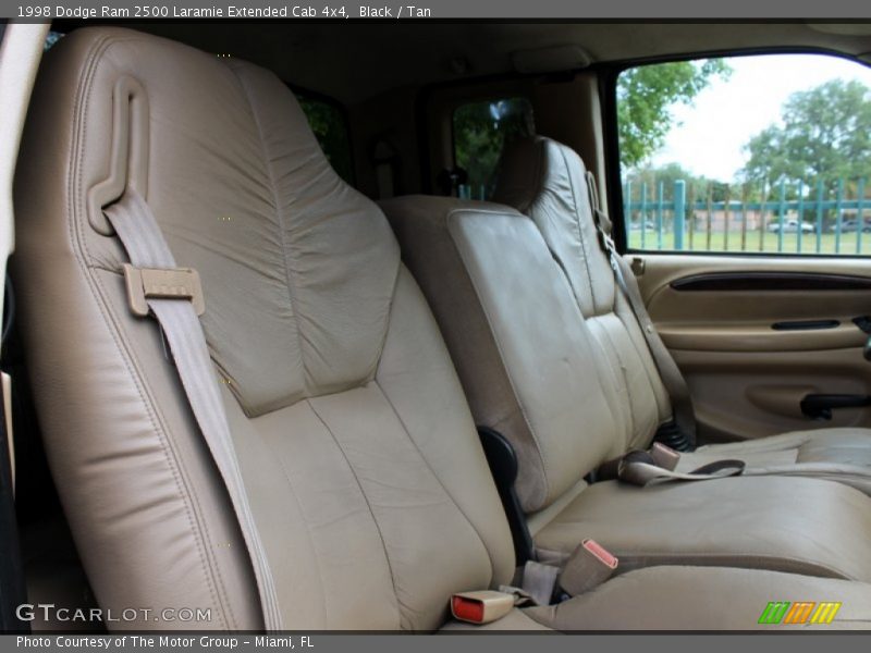 Black / Tan 1998 Dodge Ram 2500 Laramie Extended Cab 4x4