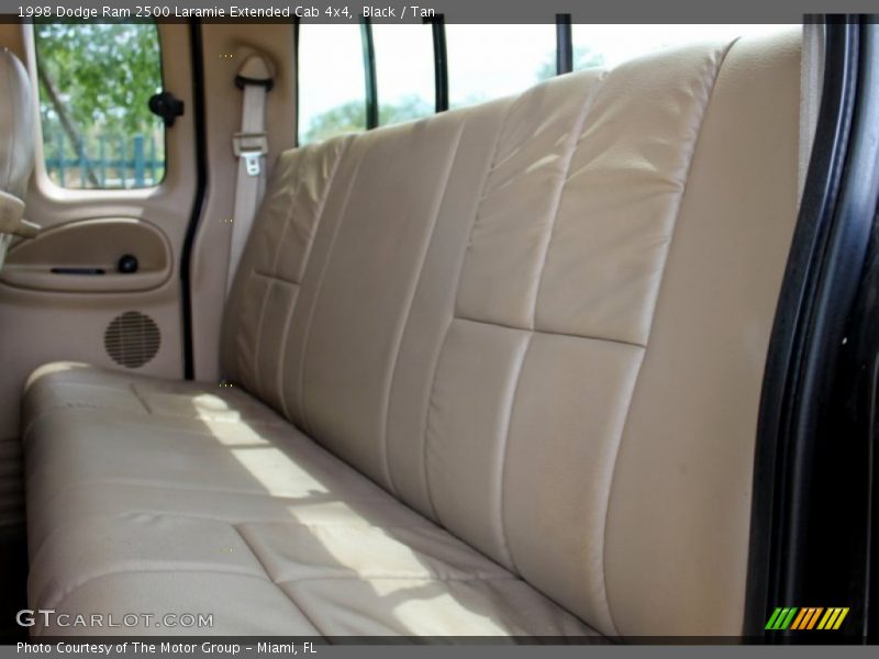Black / Tan 1998 Dodge Ram 2500 Laramie Extended Cab 4x4