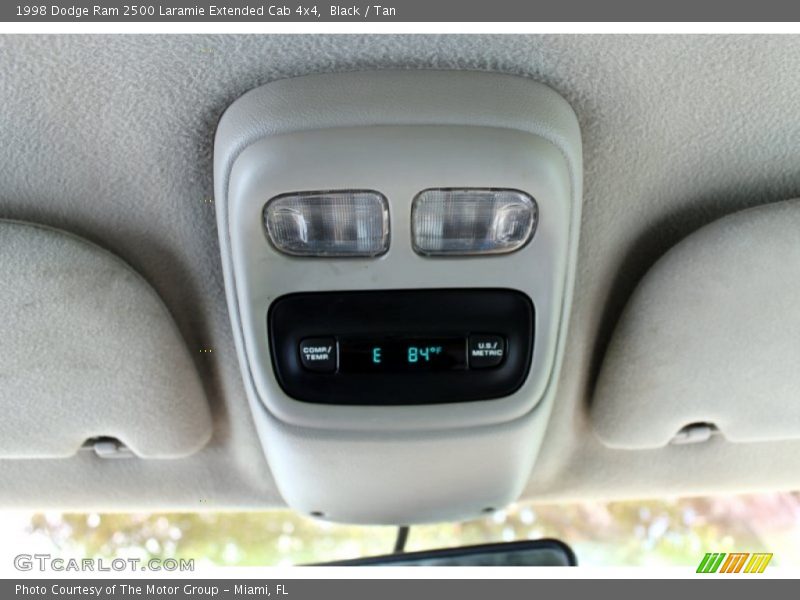 Black / Tan 1998 Dodge Ram 2500 Laramie Extended Cab 4x4