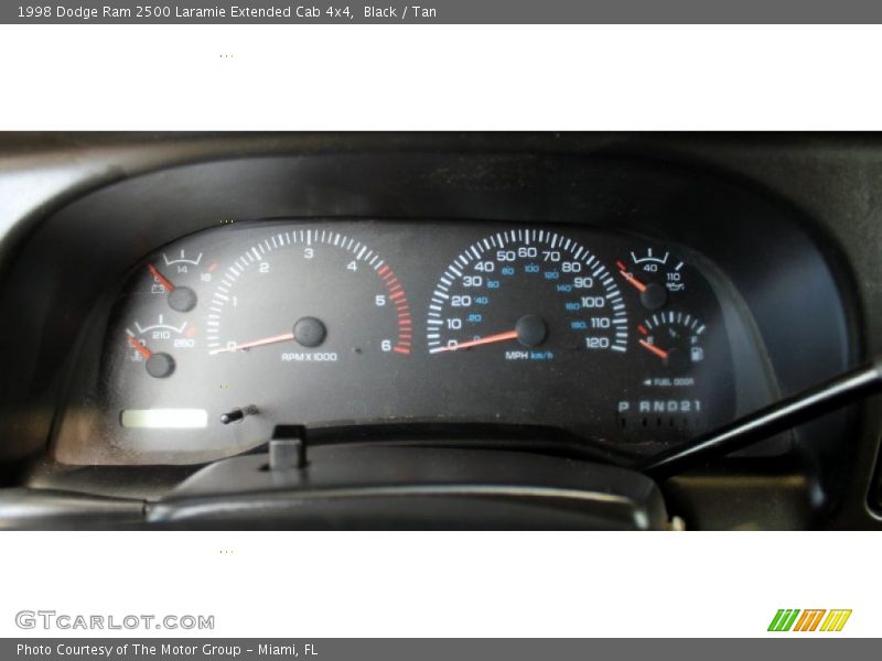  1998 Ram 2500 Laramie Extended Cab 4x4 Laramie Extended Cab 4x4 Gauges