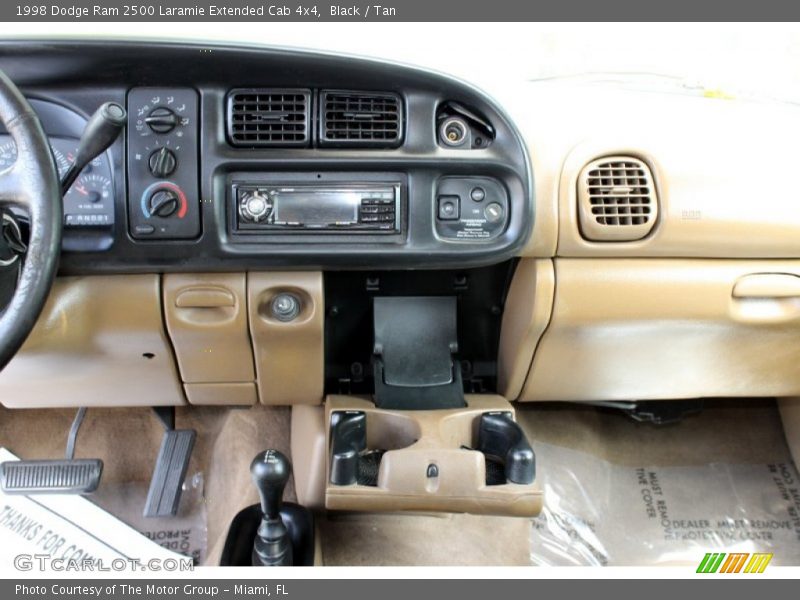 Black / Tan 1998 Dodge Ram 2500 Laramie Extended Cab 4x4