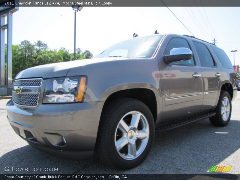 Mocha Steel Metallic / Ebony 2011 Chevrolet Tahoe LTZ 4x4