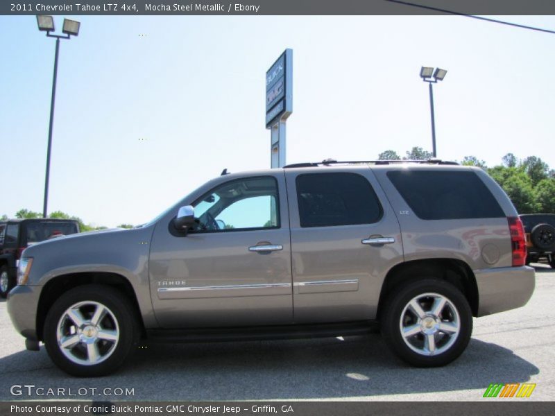 Mocha Steel Metallic / Ebony 2011 Chevrolet Tahoe LTZ 4x4