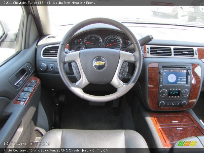 Mocha Steel Metallic / Ebony 2011 Chevrolet Tahoe LTZ 4x4