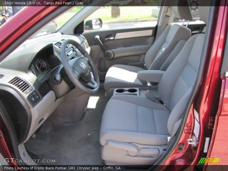 Tango Red Pearl / Gray 2010 Honda CR-V LX