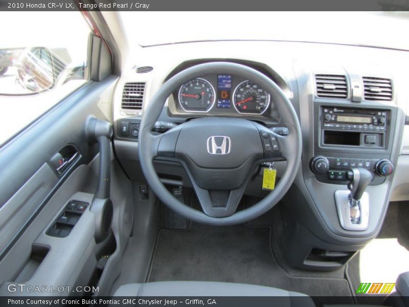 Tango Red Pearl / Gray 2010 Honda CR-V LX
