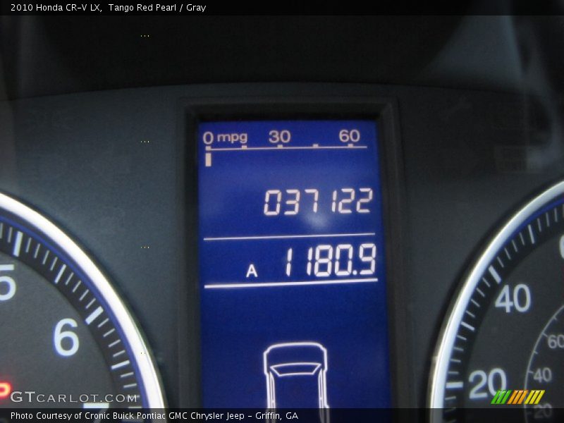 Tango Red Pearl / Gray 2010 Honda CR-V LX
