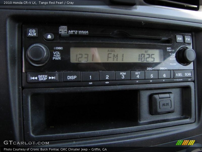 Tango Red Pearl / Gray 2010 Honda CR-V LX