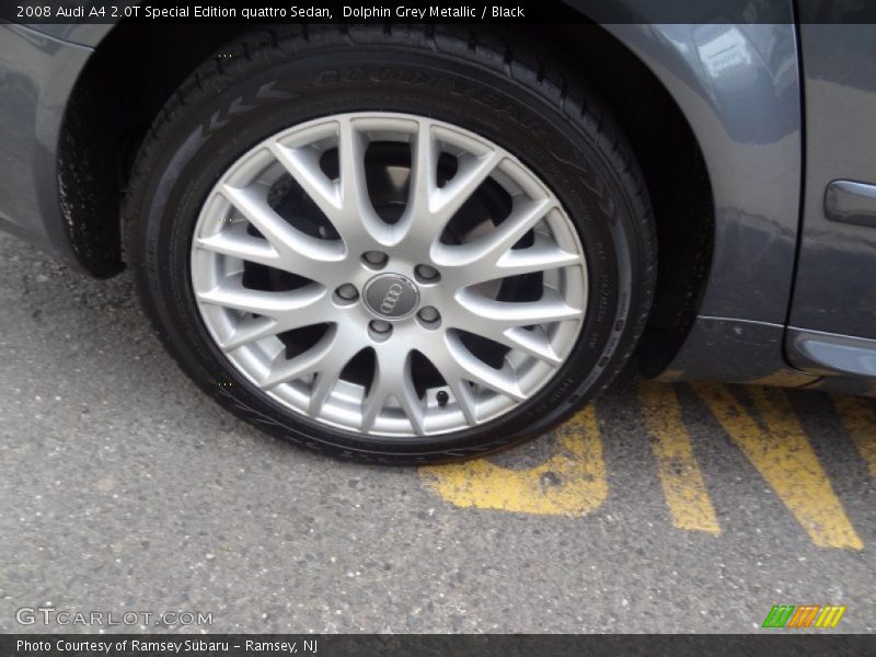 Dolphin Grey Metallic / Black 2008 Audi A4 2.0T Special Edition quattro Sedan