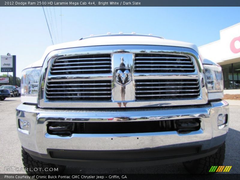 Bright White / Dark Slate 2012 Dodge Ram 2500 HD Laramie Mega Cab 4x4