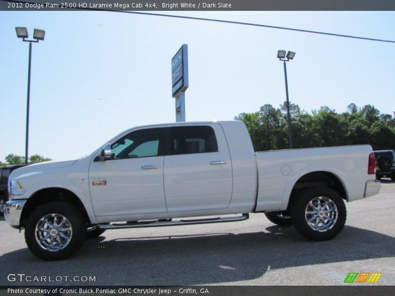 Bright White / Dark Slate 2012 Dodge Ram 2500 HD Laramie Mega Cab 4x4