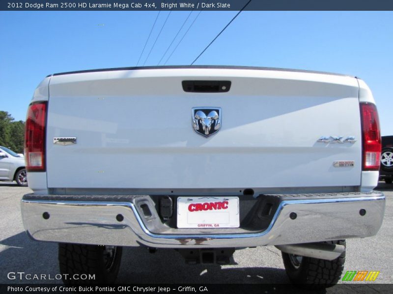 Bright White / Dark Slate 2012 Dodge Ram 2500 HD Laramie Mega Cab 4x4