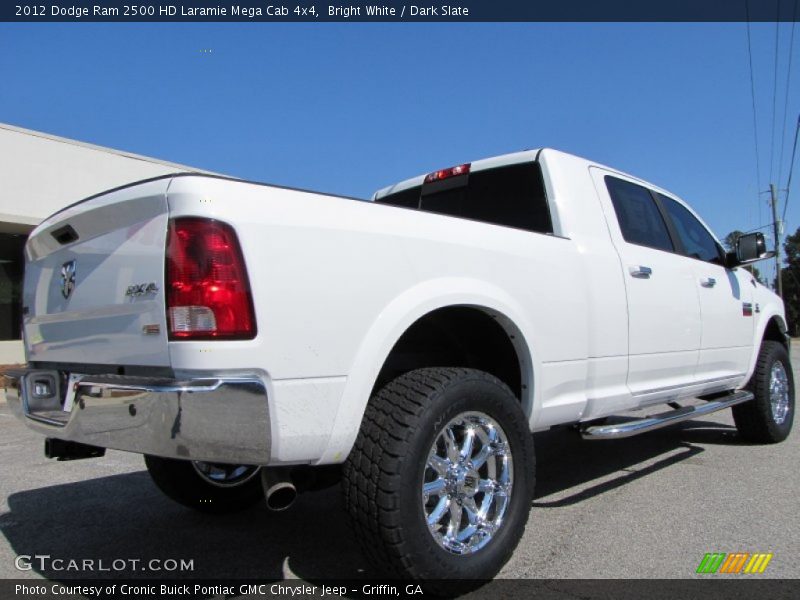 Bright White / Dark Slate 2012 Dodge Ram 2500 HD Laramie Mega Cab 4x4