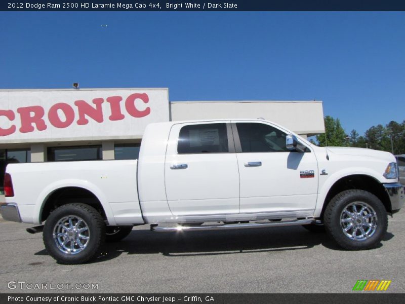 Bright White / Dark Slate 2012 Dodge Ram 2500 HD Laramie Mega Cab 4x4