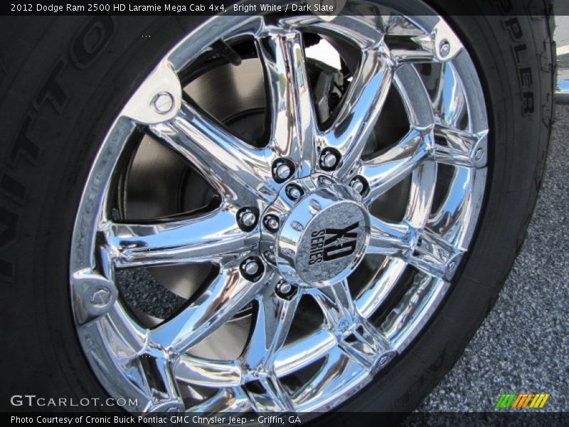 Bright White / Dark Slate 2012 Dodge Ram 2500 HD Laramie Mega Cab 4x4