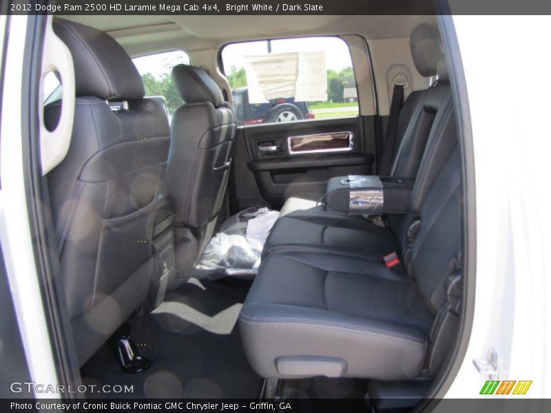 Rear Seat of 2012 Ram 2500 HD Laramie Mega Cab 4x4