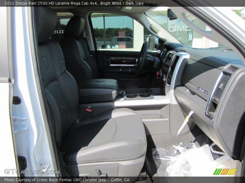 Bright White / Dark Slate 2012 Dodge Ram 2500 HD Laramie Mega Cab 4x4