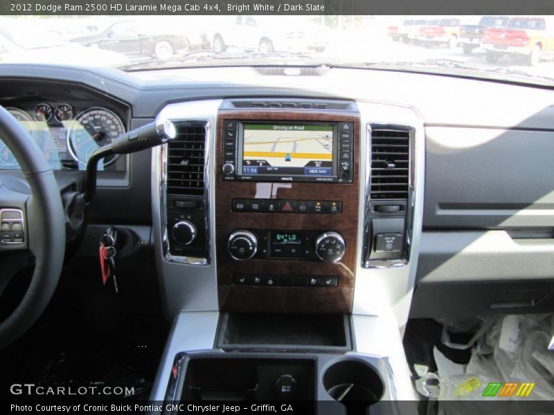 Bright White / Dark Slate 2012 Dodge Ram 2500 HD Laramie Mega Cab 4x4