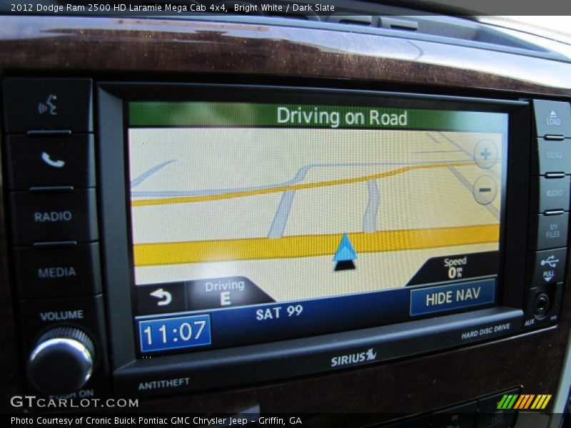 Bright White / Dark Slate 2012 Dodge Ram 2500 HD Laramie Mega Cab 4x4