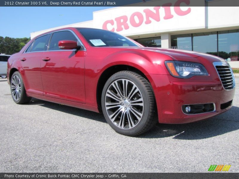 Deep Cherry Red Crystal Pearl / Black 2012 Chrysler 300 S V6