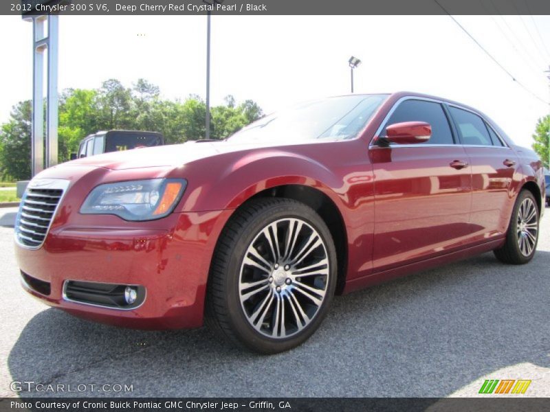 Deep Cherry Red Crystal Pearl / Black 2012 Chrysler 300 S V6
