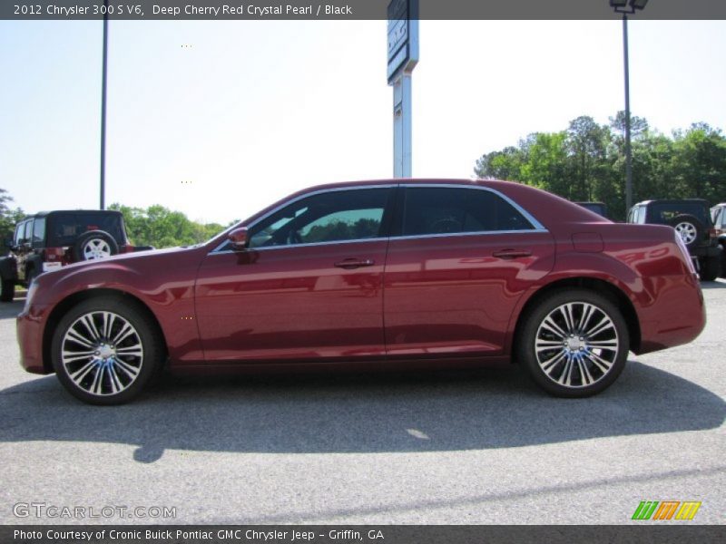 Deep Cherry Red Crystal Pearl / Black 2012 Chrysler 300 S V6
