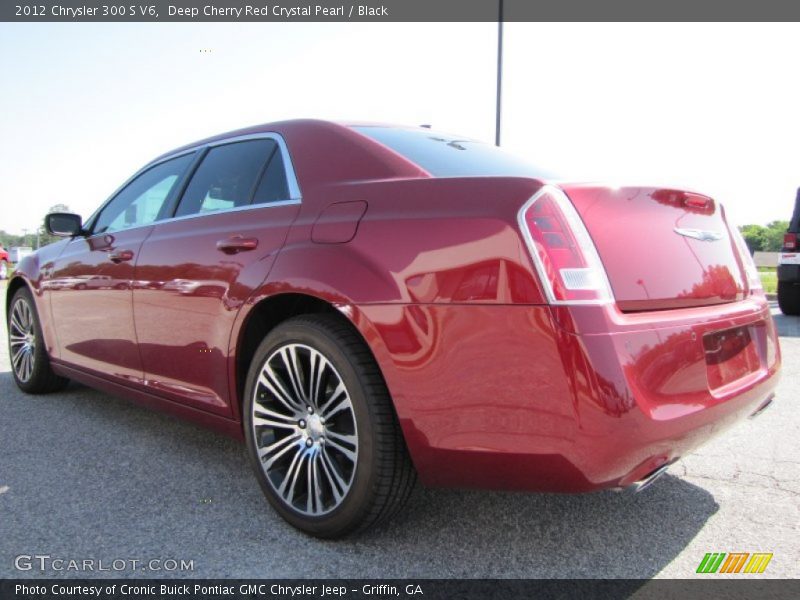 Deep Cherry Red Crystal Pearl / Black 2012 Chrysler 300 S V6