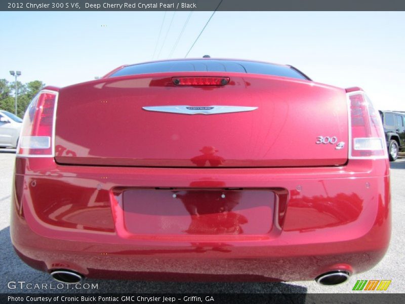 Deep Cherry Red Crystal Pearl / Black 2012 Chrysler 300 S V6