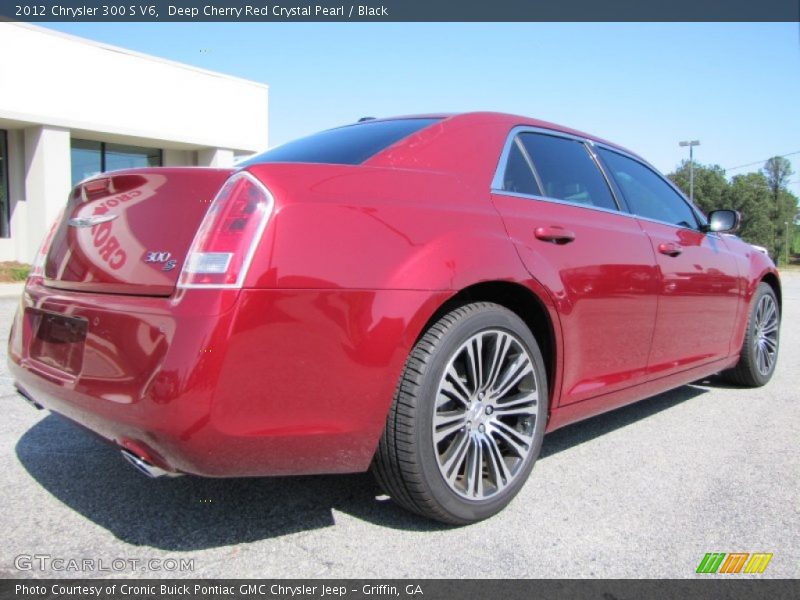 Deep Cherry Red Crystal Pearl / Black 2012 Chrysler 300 S V6