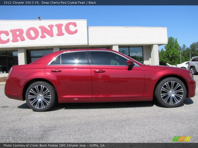 Deep Cherry Red Crystal Pearl / Black 2012 Chrysler 300 S V6