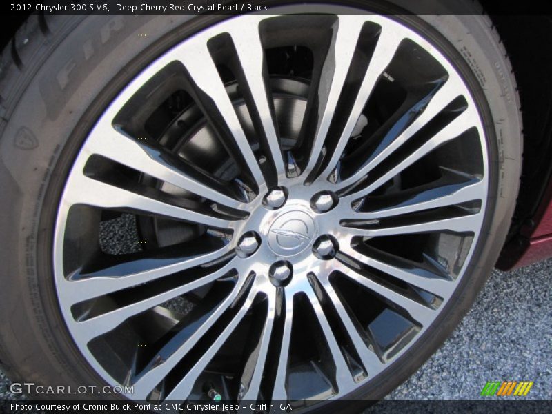 Deep Cherry Red Crystal Pearl / Black 2012 Chrysler 300 S V6
