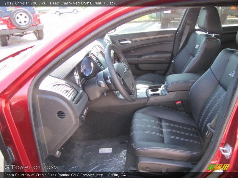 Deep Cherry Red Crystal Pearl / Black 2012 Chrysler 300 S V6