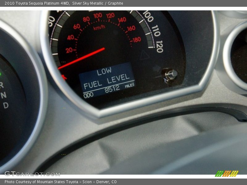 Silver Sky Metallic / Graphite 2010 Toyota Sequoia Platinum 4WD