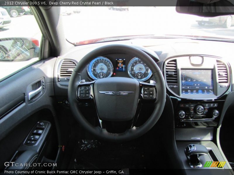 Deep Cherry Red Crystal Pearl / Black 2012 Chrysler 300 S V6