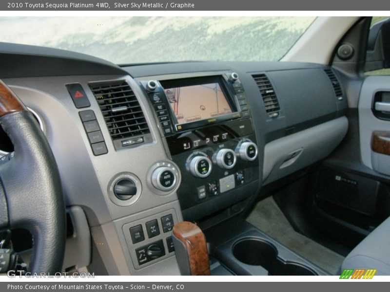 Silver Sky Metallic / Graphite 2010 Toyota Sequoia Platinum 4WD