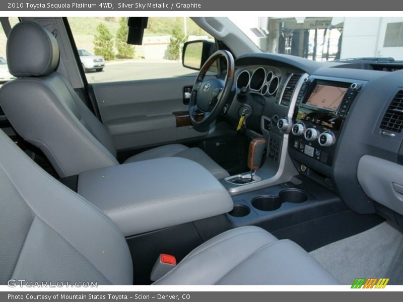 Silver Sky Metallic / Graphite 2010 Toyota Sequoia Platinum 4WD
