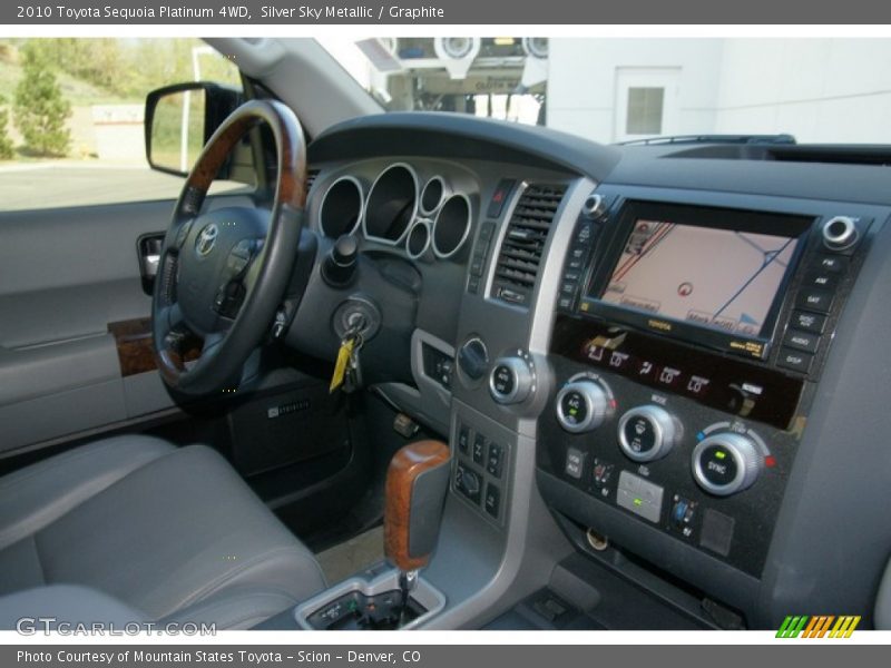Silver Sky Metallic / Graphite 2010 Toyota Sequoia Platinum 4WD