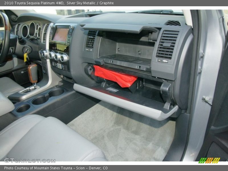 Silver Sky Metallic / Graphite 2010 Toyota Sequoia Platinum 4WD