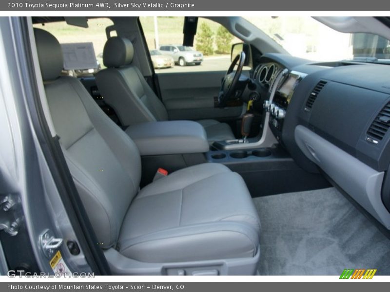 Silver Sky Metallic / Graphite 2010 Toyota Sequoia Platinum 4WD