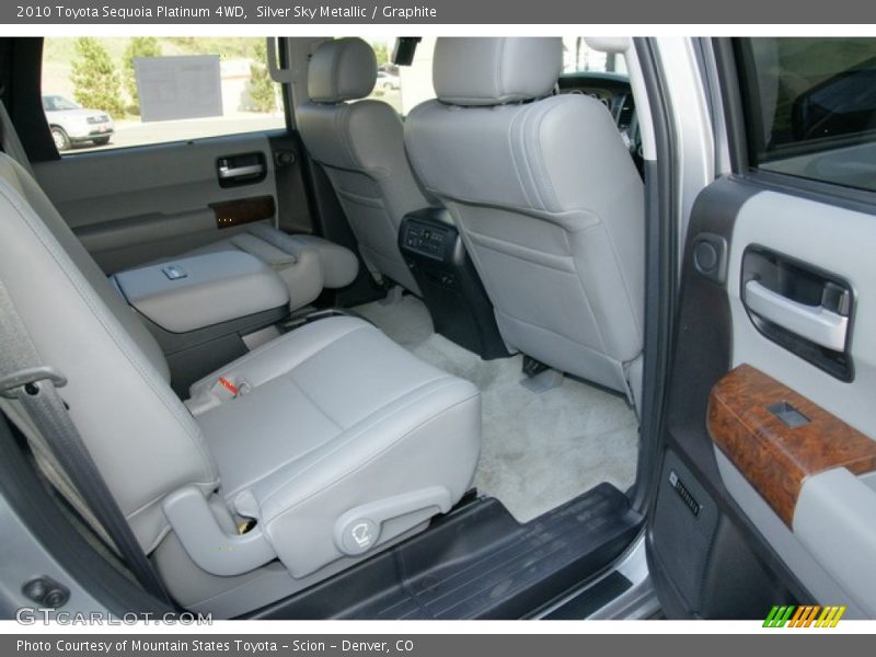 Silver Sky Metallic / Graphite 2010 Toyota Sequoia Platinum 4WD