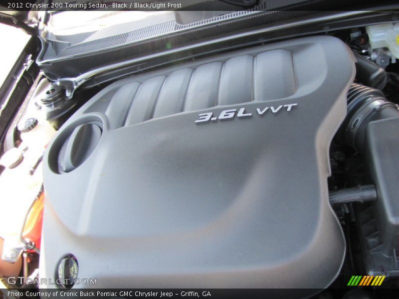 Black / Black/Light Frost 2012 Chrysler 200 Touring Sedan