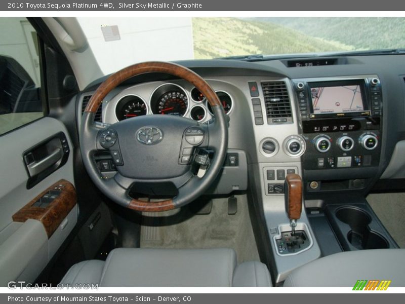 Silver Sky Metallic / Graphite 2010 Toyota Sequoia Platinum 4WD