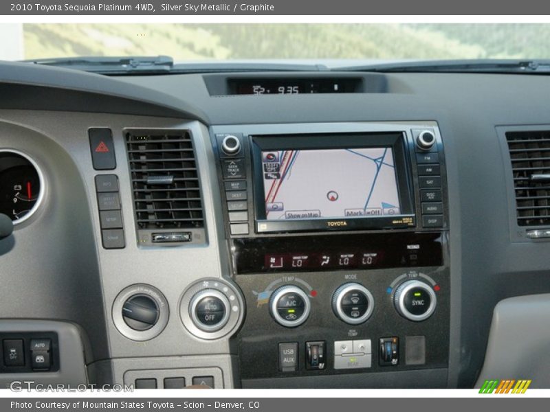 Silver Sky Metallic / Graphite 2010 Toyota Sequoia Platinum 4WD