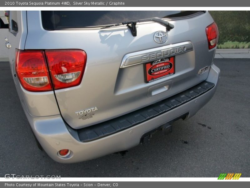 Silver Sky Metallic / Graphite 2010 Toyota Sequoia Platinum 4WD