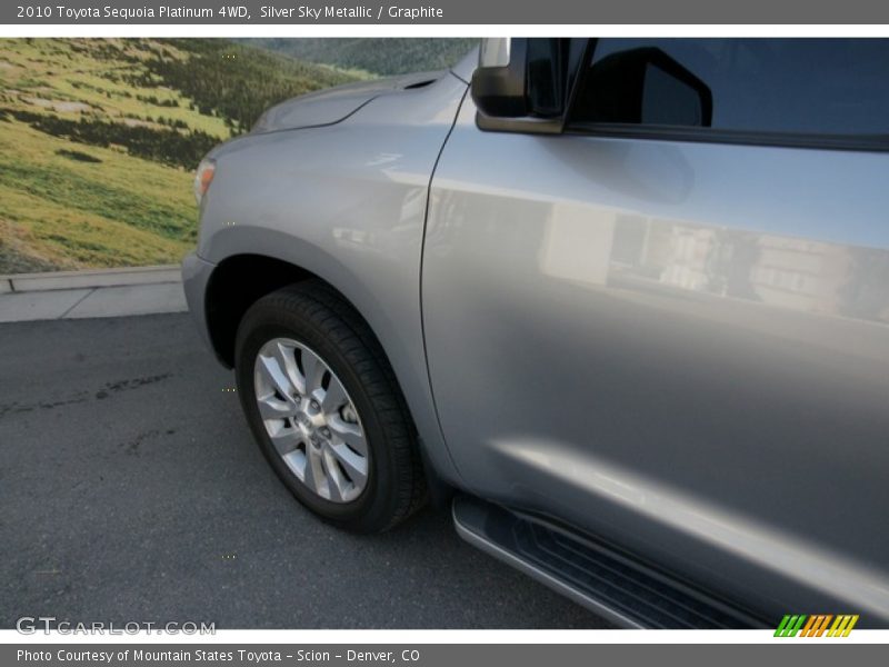 Silver Sky Metallic / Graphite 2010 Toyota Sequoia Platinum 4WD