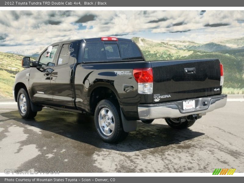 Black / Black 2012 Toyota Tundra TRD Double Cab 4x4